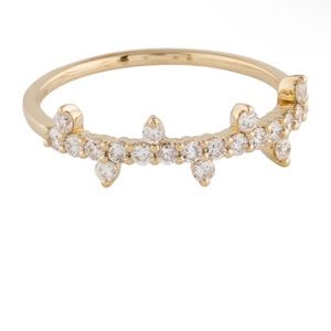 14k Yellow Gold Diamond Ring